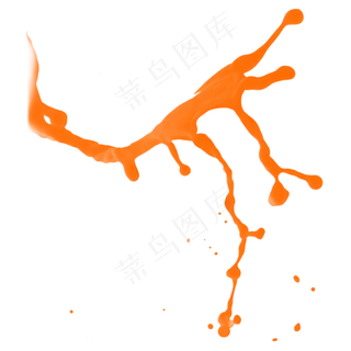 果汁橙汁飞溅,免抠元素