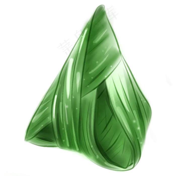 端午食物绿色粽子(2000X2000(DPI:300))psd模版下载