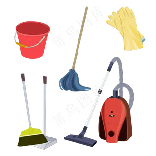 家庭劳动必备工具大全,免抠元素