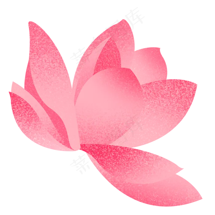 一朵精美的小荷花(2000X2000(DPI:300))psd模版下载