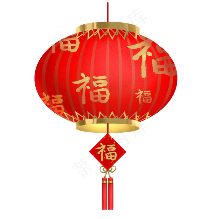 春节装饰红灯笼,免抠元素(2100X2100(DPI:300))psd模版下载