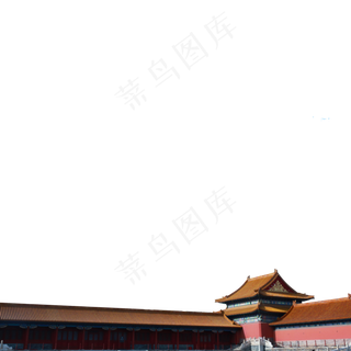 故宫一角风景,免抠元素
