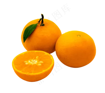 黄色水果橙子