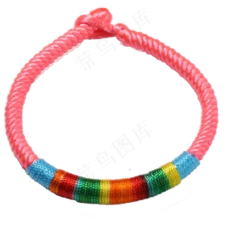 粉色的五彩绳小产品