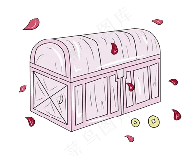玫瑰花瓣宝箱