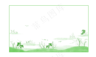 春天边框免扣可变颜色,免抠元素