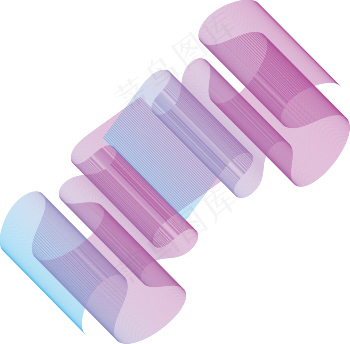 618电商年中大促时尚渐变流体(6410*6303px 300 dpi )ai矢量模版下载