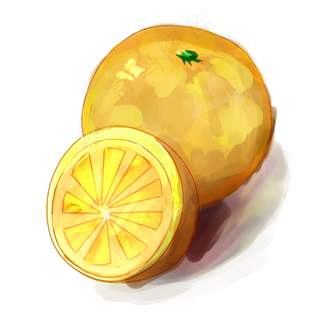 橙子水果橙汁创意