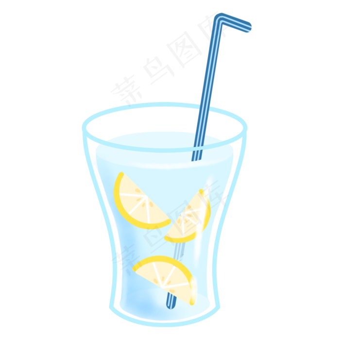 夏日饮料冰镇杯装橙汁