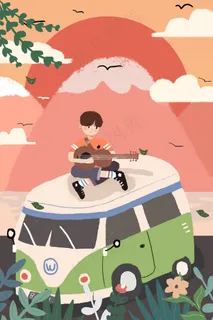 五一出行驾车旅行劳动节