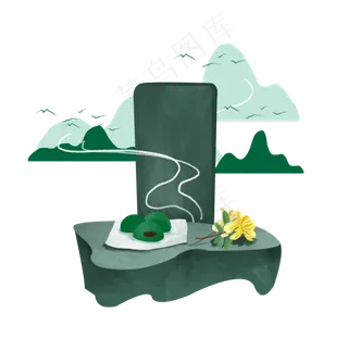 清明扫墓祭祖怀念祖先