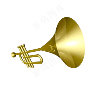 618电商c4d乐器小号