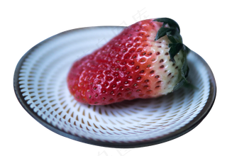 红色新鲜水果果蔬草莓