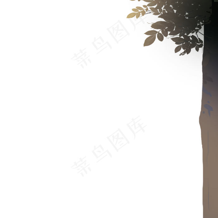 卡通春天大树下载