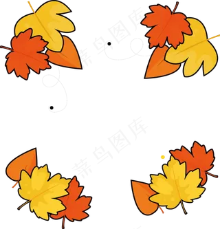 秋季树叶装饰png