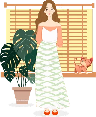 春分炮漂亮的小女孩,免抠元素