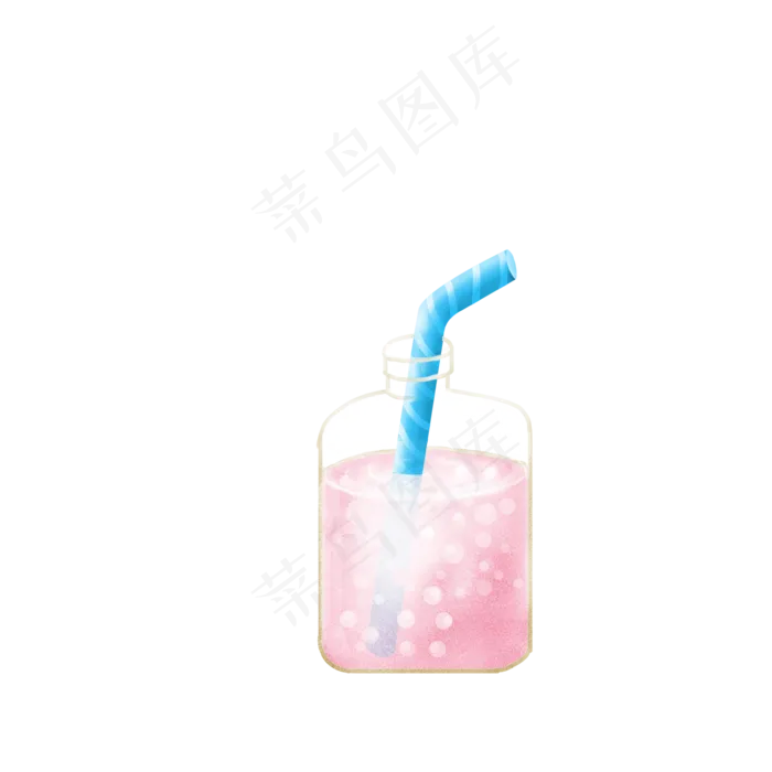 新鲜的水果饮料免抠图(2000X2000(DPI:300))psd模版下载