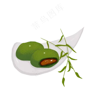 清明节青团png素材
