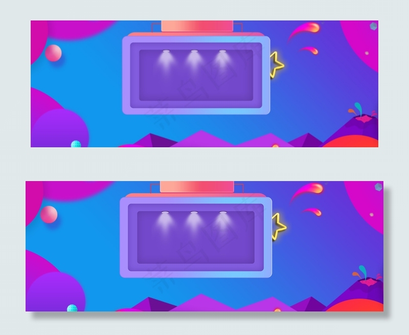 618嘉娜宝紫色背景