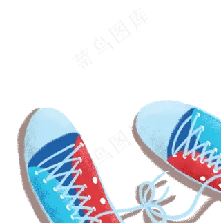 手绘彩色愚人节整蛊绑带鞋