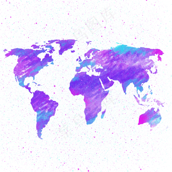 科技世界地图(2000X2000(DPI:300))psd模版下载