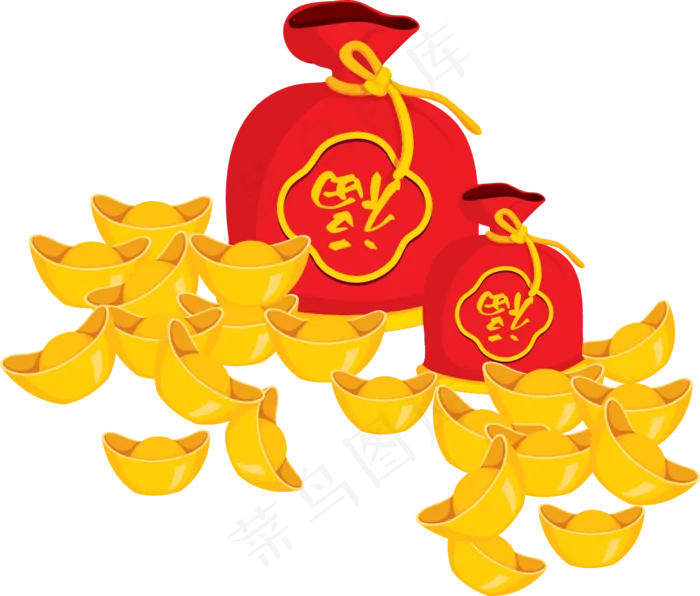 福袋新年年货节,免抠元素