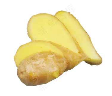 黄色切片生姜,免抠元素