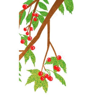 绿色植物树叶元素