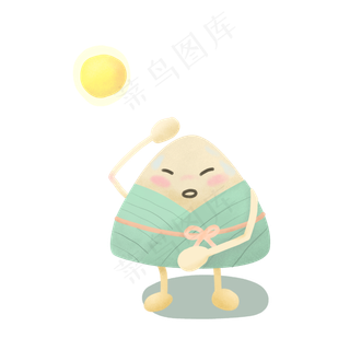 端午节卡通创意粽子