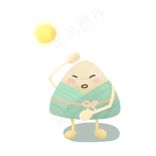 端午节卡通创意粽子