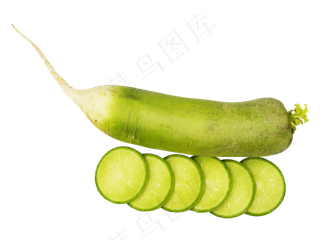 新鲜蔬菜萝卜片,免抠元素