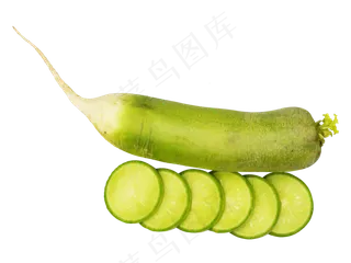 新鲜蔬菜萝卜片,免抠元素