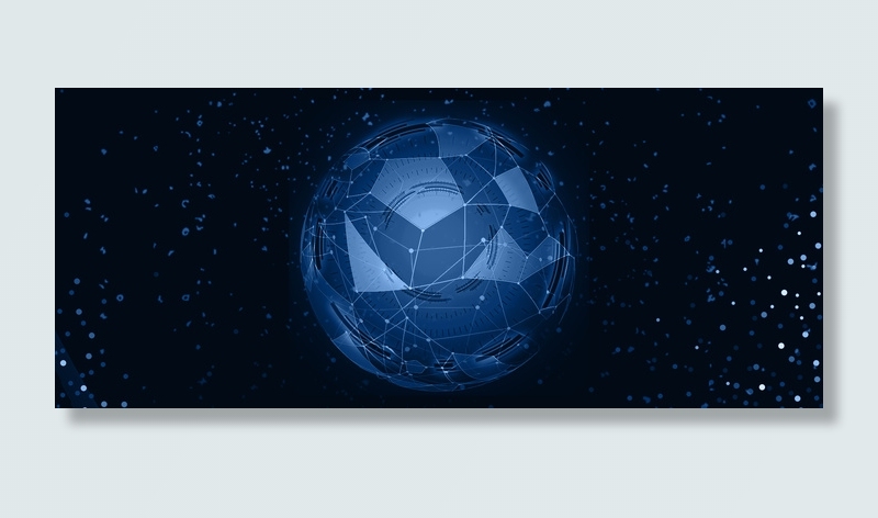 225科技几何线条移动通讯大数据背景