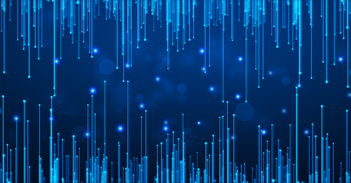 蓝色光钎科技背景