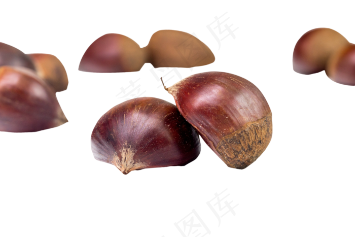 白色板栗,免抠元素