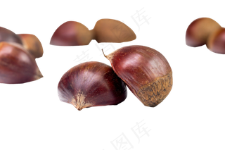 白色板栗,免抠元素