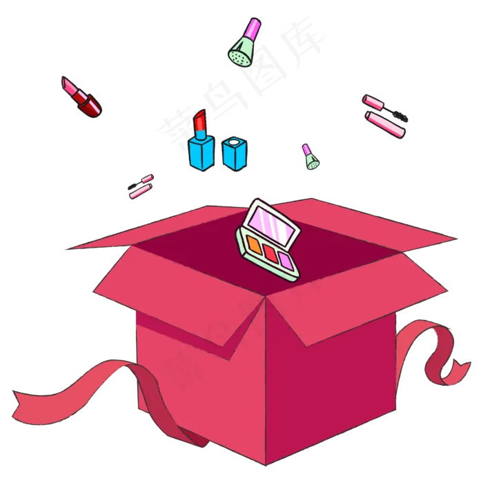 妇女节矢量装饰礼物元素,免抠元素(2000X2000(DPI:300))ai矢量模版下载