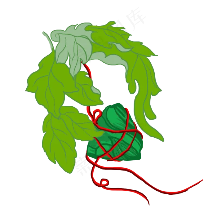 端午节节日艾草粽子(2000X2000(DPI:300))psd模版下载