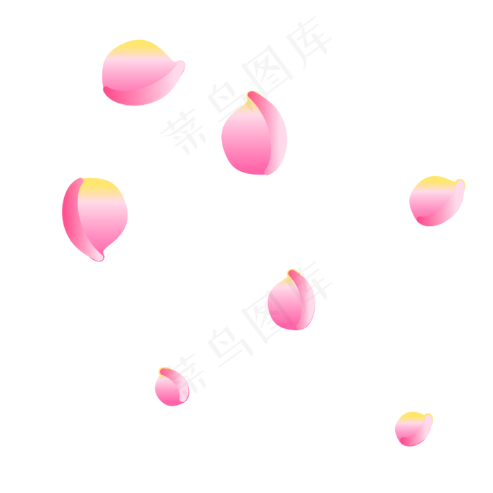 粉色手绘玫瑰婚礼(4167*4168px 300 dpi )ai矢量模版下载