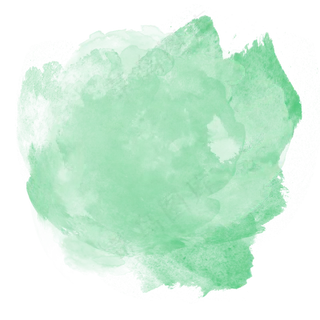 绿色水彩墨迹