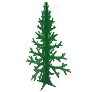 扁平风格节日圣诞树,免抠元素