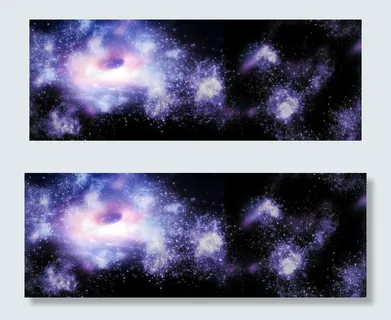 梦幻星空闪耀宇宙蓝