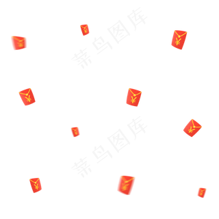 漂浮的红包,免抠元素