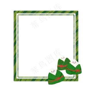 方形端午节边框PNG