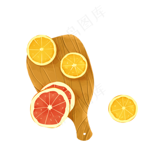 水果西柚鲜橙水果鲜果案板鲜美P