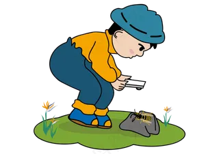 假期郊游矢量扁平旅行踏青探险拍