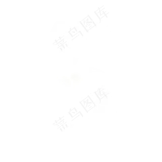 透明线条光效PSD数字5