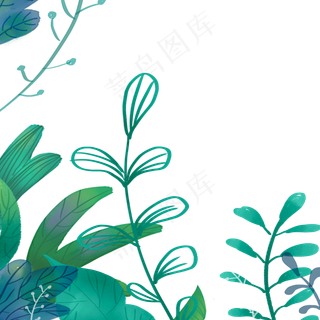 春天植物装饰下载