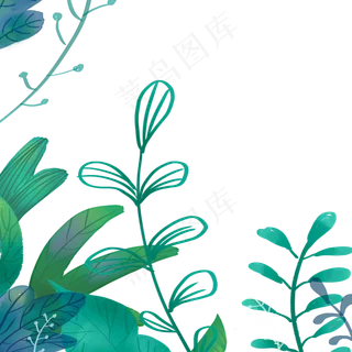 春天植物装饰下载