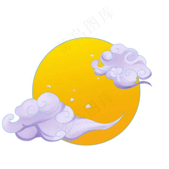 国潮七夕祥云(2480X2480(DPI:300))psd模版下载